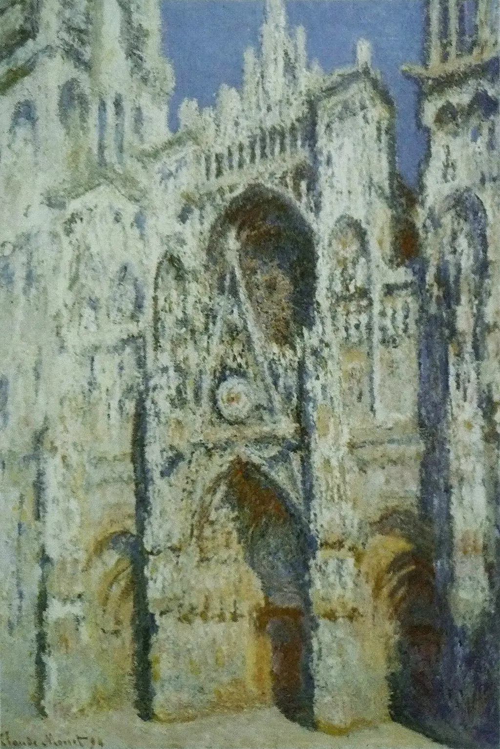 Rouen Cathedral (Full Sun) in Detail Claude Monet